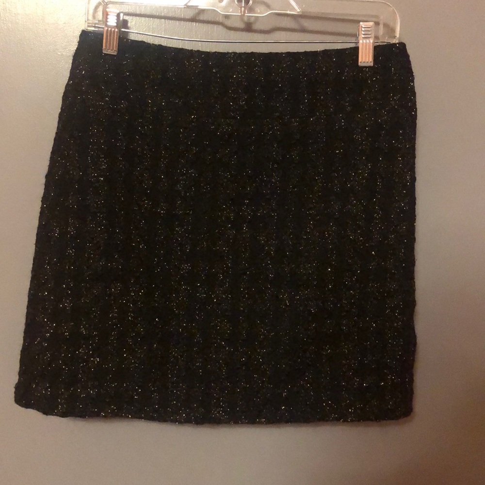 Willi Smith A-line Black Party Skirt